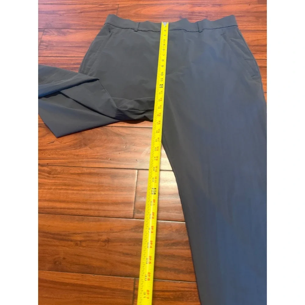 Alo Yoga Mens Co-Op Pant Charcoal Grey Performance Stretch Trousers Size XL